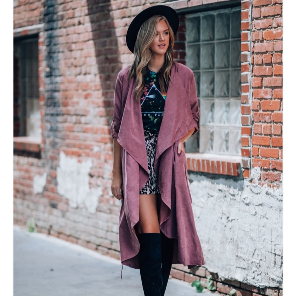 Perfect fall trench cardigan